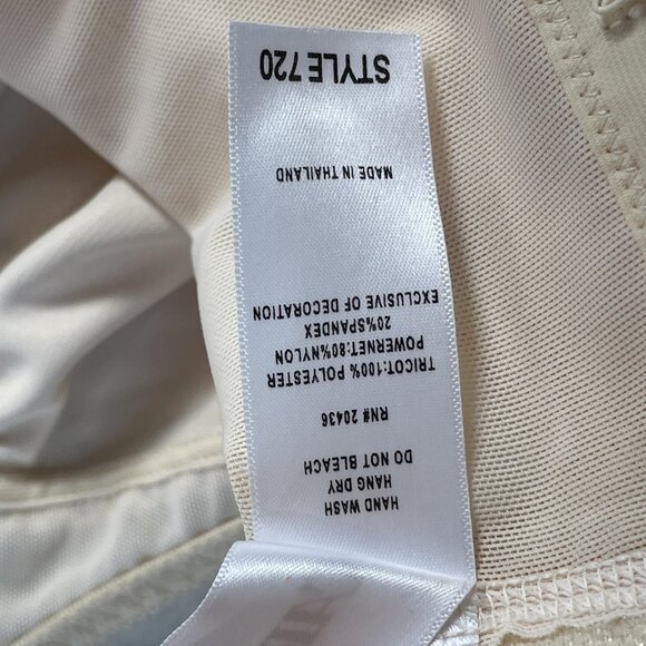 Carnival Creations Camisole Longline Bra Womens 36DD Beige Full Figure Style 720 - Picture 9 of 9